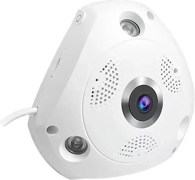 Alt view image 2 of 6 - 4K 8MP 5MP Fisheye Camera IP 1080P POE Indoor Home Security Panaromic 180 360 Degree IP Dome CCTV Camera Motion Detection(1.56mm,5MP DC 12V)