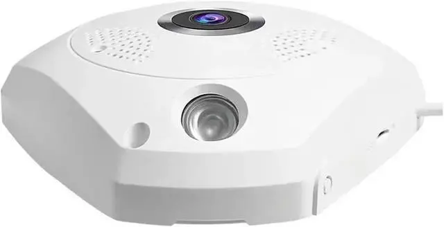 Alt view image 3 of 6 - 4K 8MP 5MP Fisheye Camera IP 1080P POE Indoor Home Security Panaromic 180 360 Degree IP Dome CCTV Camera Motion Detection(1.56mm,5MP DC 12V)