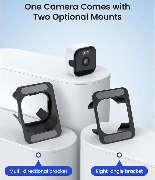 Alt view image 6 of 7 - Tangxi 3MP 2K Window Camera, 2.4Ghz & 5Ghz WiFi No Drill Dome Cameras for Home Security, 110 Wide View, AI Night Vision, 24/7 Recording, Easy & Quick Install (2 Pieces)