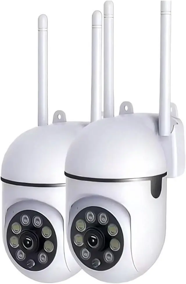 Alt view image 2 of 6 - 3MP WiFi IP Security Surveillance PTZ Camera 8X Zoom Cameras Tracking Two-Way Audio HD Night Color Cam(USB_2PCS)