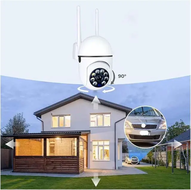 Alt view image 3 of 6 - 3MP WiFi IP Security Surveillance PTZ Camera 8X Zoom Cameras Tracking Two-Way Audio HD Night Color Cam(USB_2PCS)
