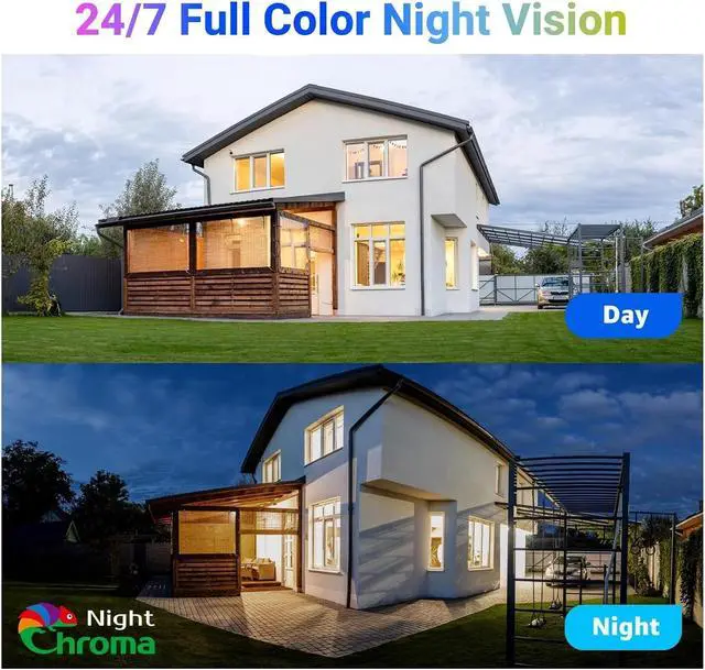 Alt view image 6 of 6 - 3K 5MP PoE PT Speed Security Camera Color Night Vision Motion Detection Built-in Microphone Security Protection Cameras