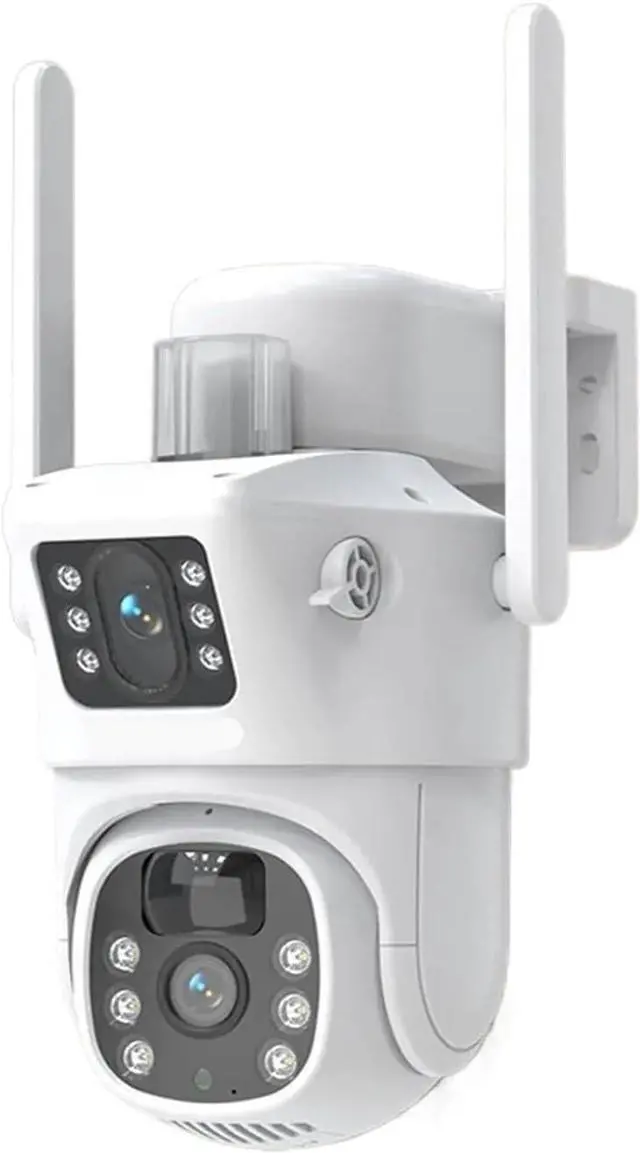 Main image of Dual Lens Solar Security Cam 4K 8MP Dual Band WiFi PTZ Camera with PIR Motion Alert(WIF Solar No Card)