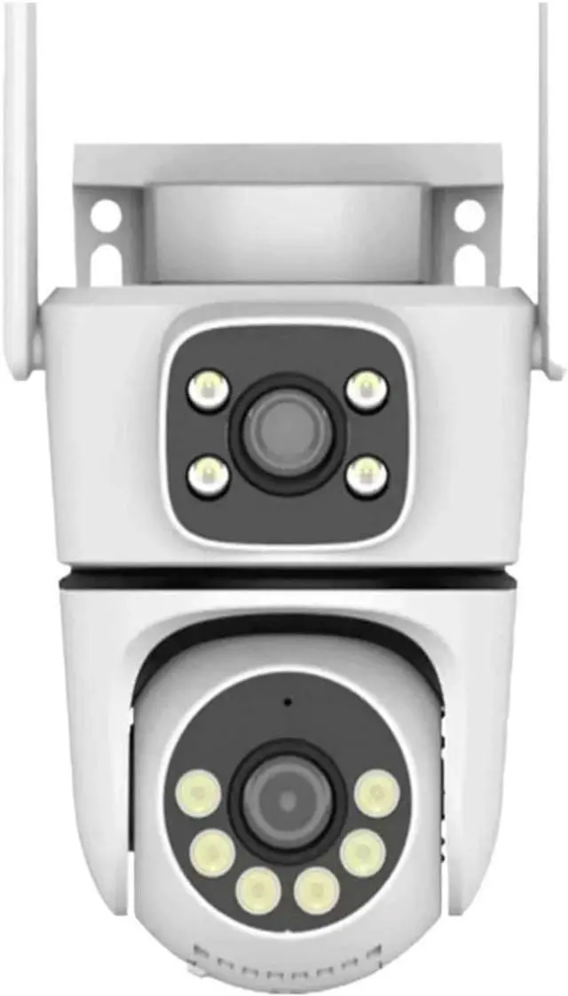 Main image of 10MP 4K Dual Lens Outdoor PTZ Security Cam Dual Band WiFi Color Night Vision Surveillance Camera(UK,10MP with 32G Card)