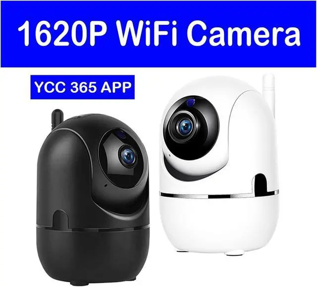 Alt view image 3 of 7 - 1620P HD Indoor Wireless Security Cam Auto Tracking Night Vision WiFi Surveillance Camera(EU,Camera Black 64G)