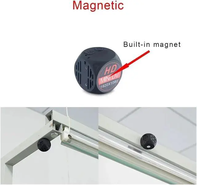 Alt view image 5 of 7 - 1080P HD Mini Portable DV Recorder, Infrared Night Vision Motion Detection Surveillance Camera