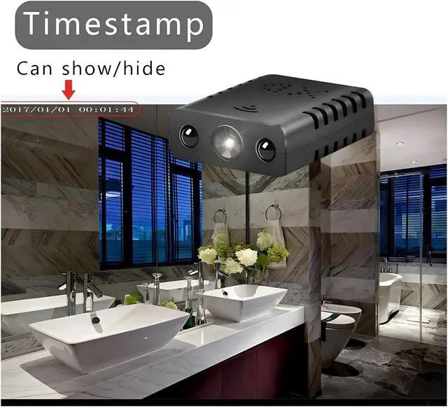 Alt view image 4 of 7 - 720P HD Ultra Mini Wireless Camera, Home Security Camcorder with Night Vision & Video Audio Recording
