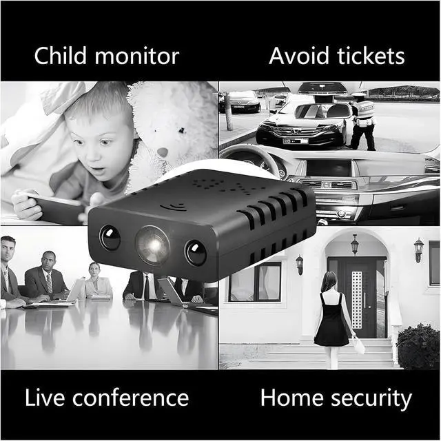 Alt view image 6 of 7 - 720P HD Ultra Mini Wireless Camera, Home Security Camcorder with Night Vision & Video Audio Recording