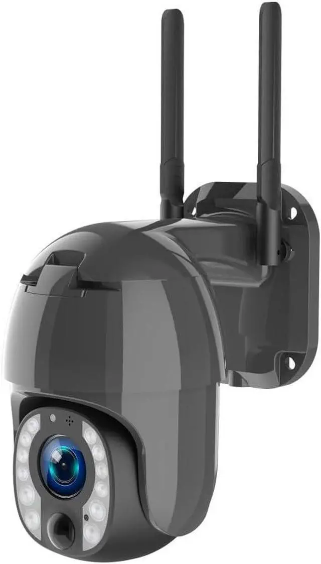 Alt view image 2 of 7 - 5MP Solar PTZ Security Camera, 10X Optical Zoom, 355° Pan 100° Tilt, Color Night Vision, IP66, AI Detection, 2-Way Audio, Solar Powered Outdoor Camera for UBOX