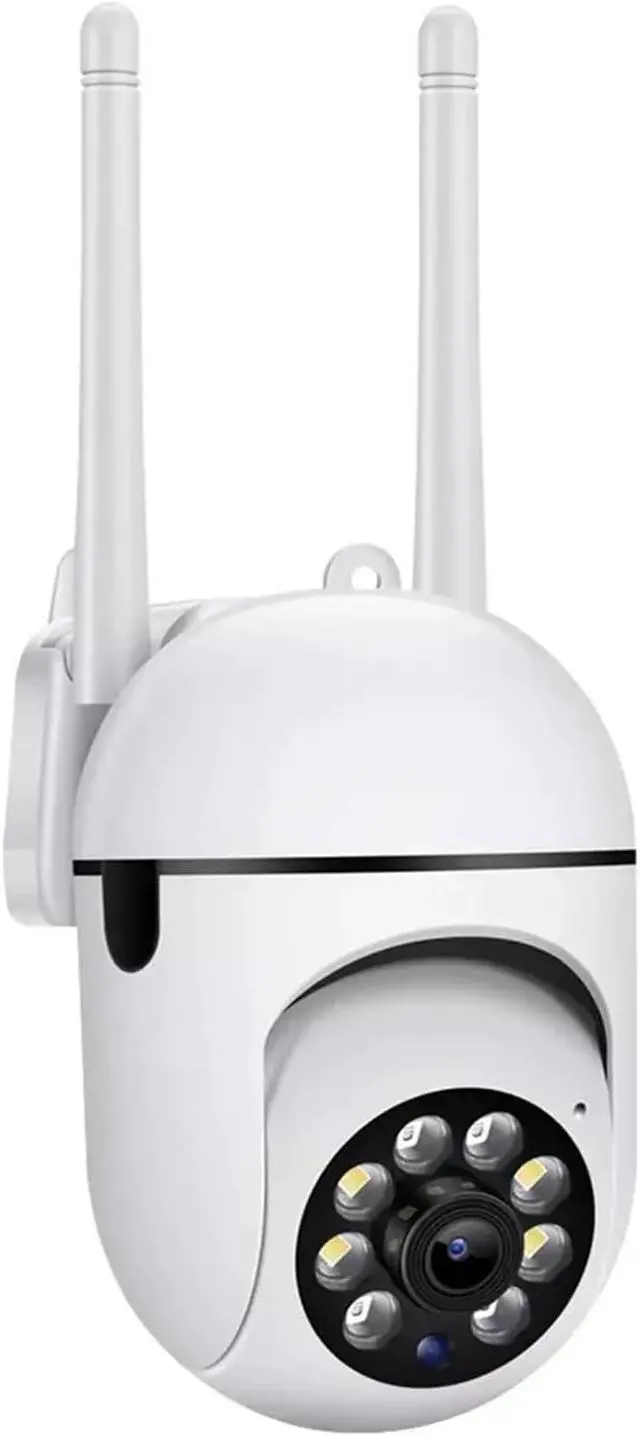 Alt view image 6 of 6 - 8MP WiFi IP Wireless Security Surveillance PTZ Camera 4X Zoom Cameras Tracking Two-Way Audio HD Night Color Cam(EU Plug)