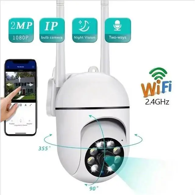 Alt view image 6 of 6 - 1080P/3MP Outdoor WiFi IP Security Camera, Smart CCTV Surveillance Cam with AI Human Detection & Auto Tracking for Home Safety