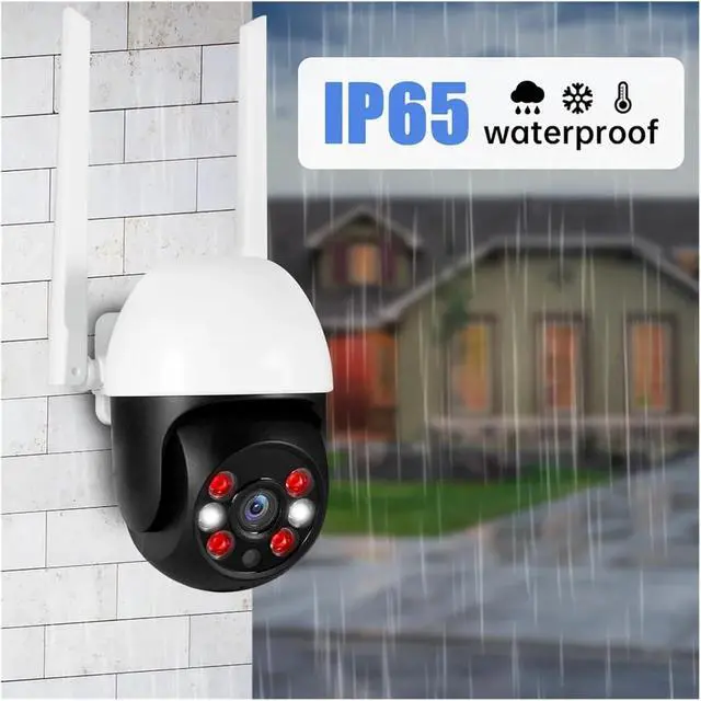 Alt view image 6 of 7 - Waterproof 5MP 8MP UHD PTZ WiFi IP Camera Tuya Smart 4K Camera Security CCTV Surveillance with 3 Meters Cable(EU Plug,3m Cable 8MP Camera)