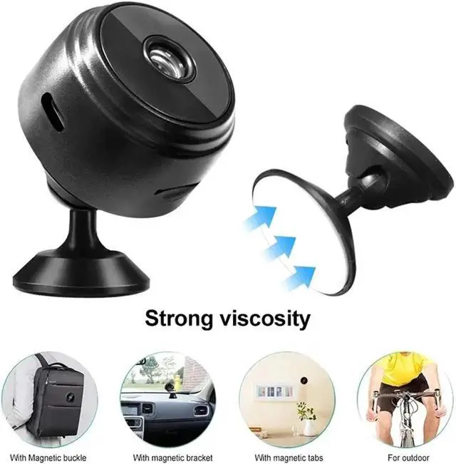Alt view image 2 of 7 - 1080P HD Mini WiFi IP Camera, Intelligent Home Security Monitor with Mobile Remote Viewing