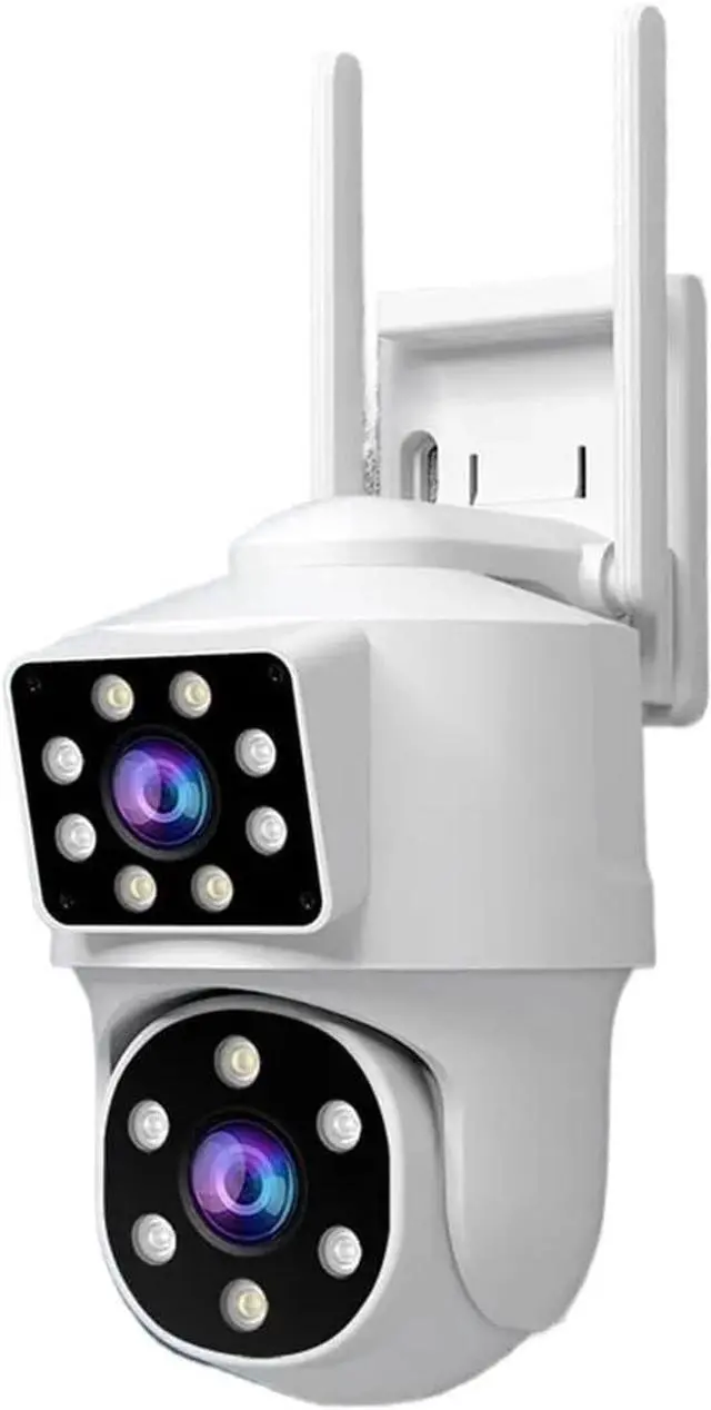 Main image of 8MP Dual Lens Dual Screen IP Camera WiFi PTZ Camera Outdoor 4MP AI Auto Tracking CCTV HD Audio Video Surveillance(US Plug,1/3")
