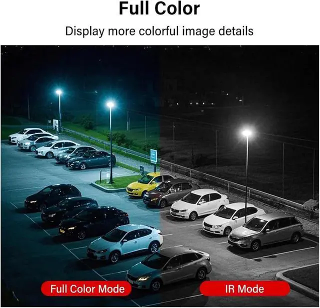 Alt view image 7 of 7 - 4MP Full Color PTZ Camera Smart Auto Tracking Warm Light & Sound Warning Camera IR Cam Two-Way Audio