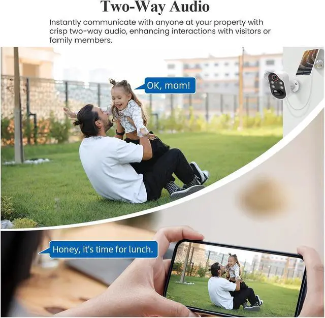 Alt view image 5 of 6 - Solar-Powered WiFi IP PTZ Camera: 2MP HD, 1080P, Outdoor Surveillance with Long Standby(1PCS)