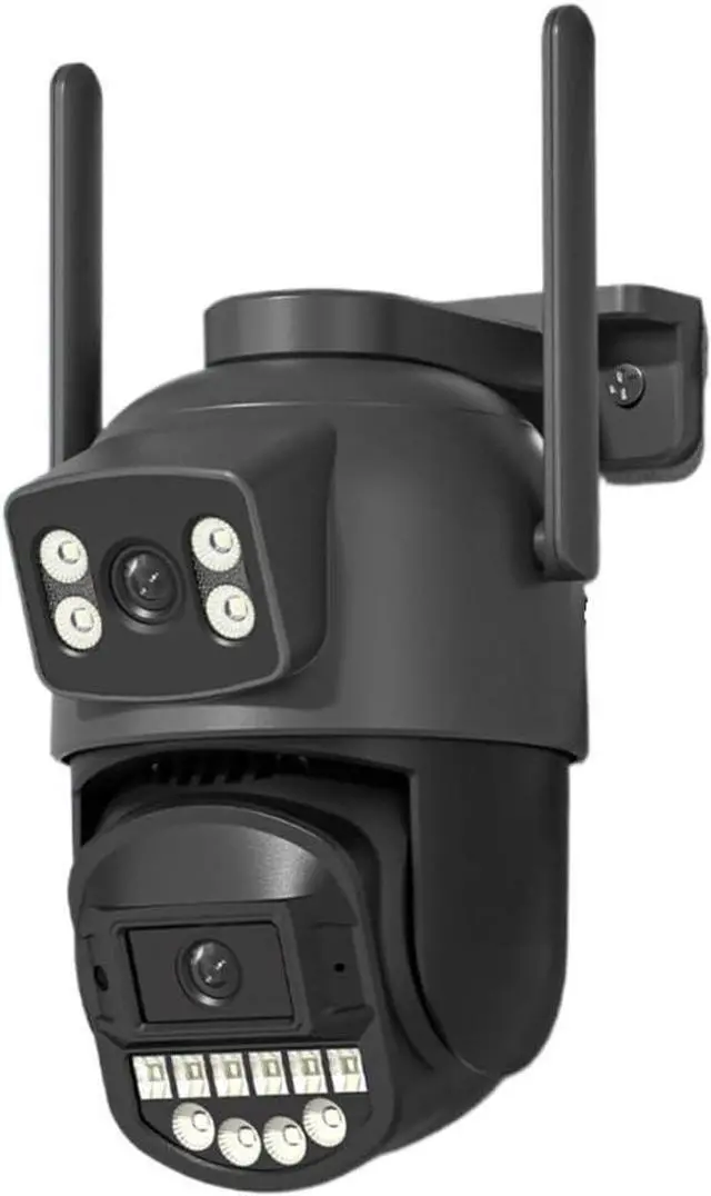 Main image of 5GHz WiFi Security Camera: 5K 10MP, Dual Lens, AI Human Detection, Outdoor PTZ IP Cam with Intercom(EU Plug,10MP NO SD Card)