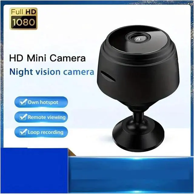Alt view image 4 of 6 - 1080P Portable Mini Wireless WiFi Security Camera, Lightweight Surveillance Cam with Clear Night Vision & Motion Detection for Home Monitoring