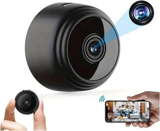 Alt view image 5 of 6 - 1080P Portable Mini Wireless WiFi Security Camera, Lightweight Surveillance Cam with Clear Night Vision & Motion Detection for Home Monitoring