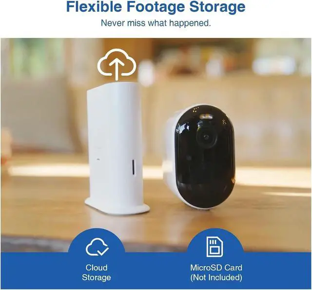 Alt view image 7 of 7 - EC4 Outdoor Camera Solar Battery Surveillance 2.5K HD IP WiFi Web Cam Smart Security Protection CCTV Monittor(US Plug,EC4 Set)