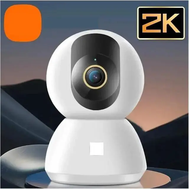Alt view image 3 of 7 - 360° Smart Home Security Camera PTZ 2K Webcam 1296P 3 Megapixel AI Human Detection Night Vision Webcam Work with(Add UK Adapter)