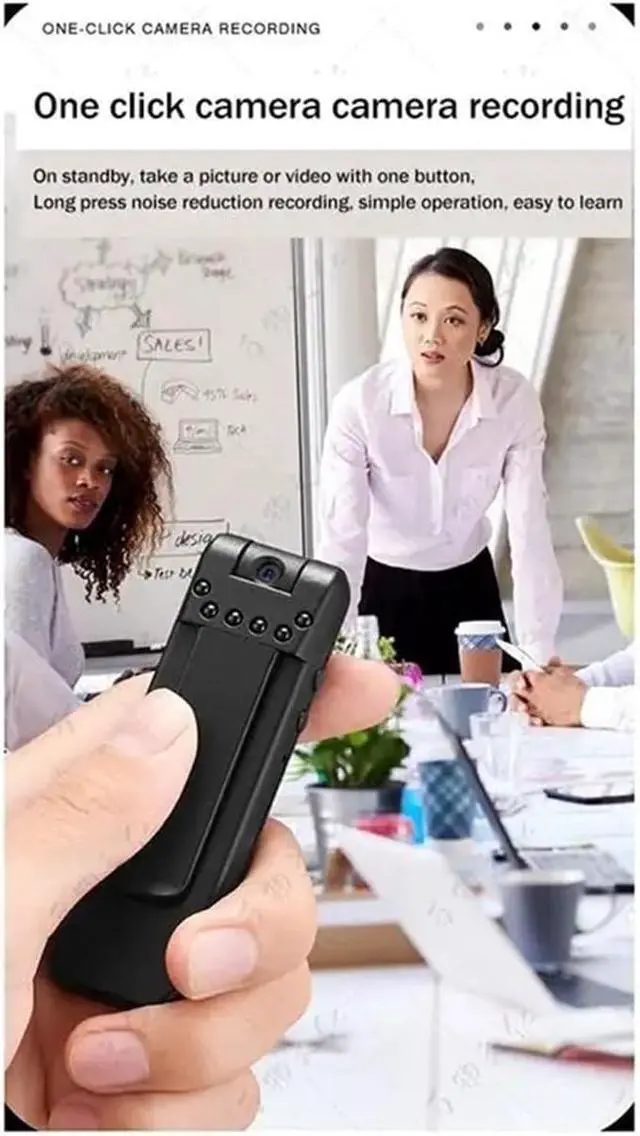 Alt view image 4 of 6 - 4K HD Portable Video Recorder Pen, Night Vision Mini Camera for Conference Recording