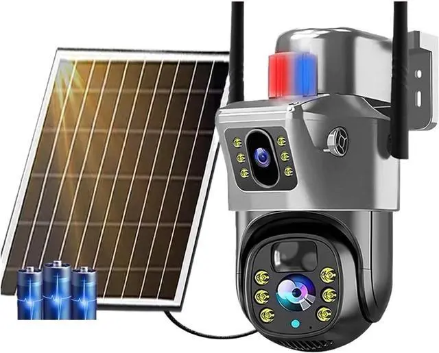 Main image of Solar 4G Exterior Outdoor Waterproof Outside Cameras WiFi Built in Battery Low Powered Video CCTV Surveillance(WiFi CCTV Add 64GB)