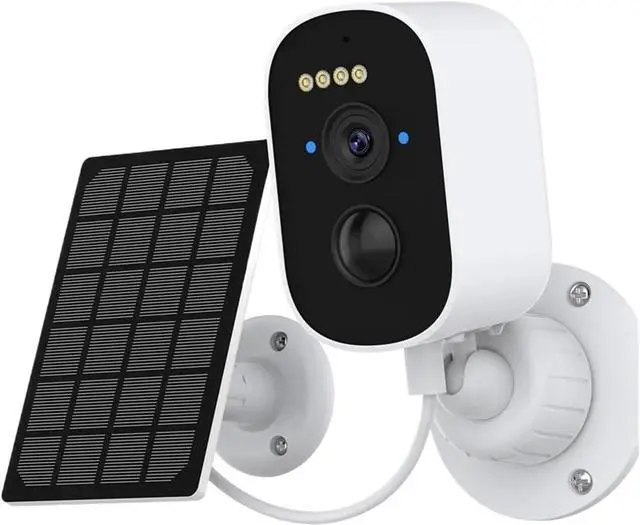 Main image of Solar-Powered 1080P 4MP HD WiFi IP Outdoor Security Camera with Battery, PIR Human Detection(1080P with 64G)
