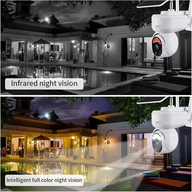Alt view image 6 of 7 - 4MP 2K Multipurpose Outdoor 4G Solar Camera WiFi PTZ Motion Detection Two Way Audio Security Camera Indoor(4MP WiFi No Card)
