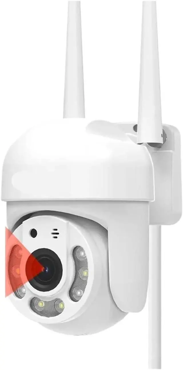 Main image of 2K WiFi Outdoor PTZ Security Camera 360° View Color Night Vision Motion Tracking Surveillance Cam(EU Plug)