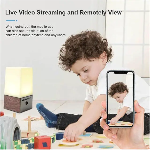 Alt view image 3 of 7 - Mini WiFi Security Camera with LED Fill Light, 130° Ultra Wide Angle, IR Night Vision & Motion Detection, Smart Home Remote Monitoring Cam(Camera with 32GB,)