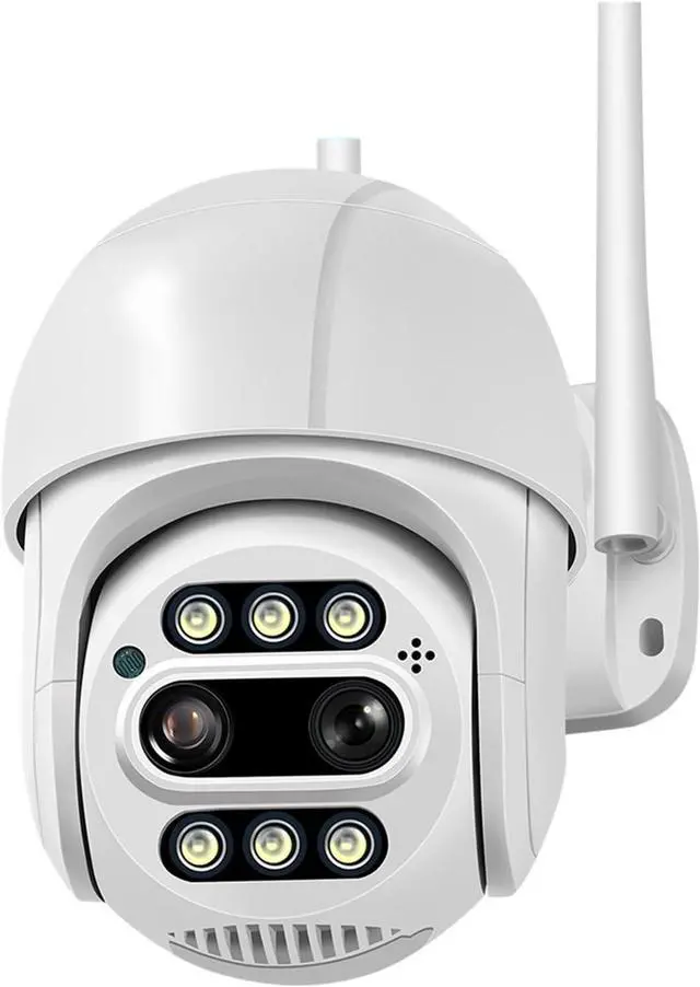 Main image of 8MP 4MP 4K PTZ IP Camera 8X Zoom Dual Lens Human Detect CCTV Camera Outdoor CCTV WiFi Video Surveillance Camera(EU Plug,4MP)