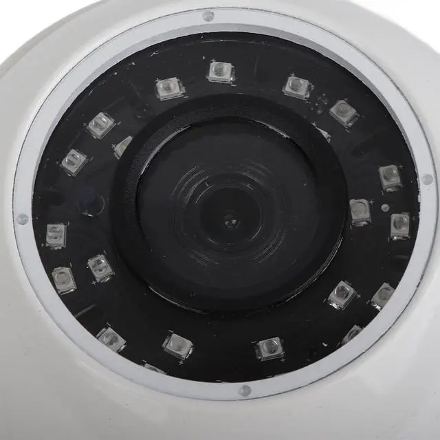 Alt view image 2 of 7 - 1080P AHD Dome IR Camera with 24LEDs Night Vision, Security Camera for Vehicles, Cars, Buses, Trucks and Cabins, PAL System, 120° Wide Angle, 360° Adjustable (White)