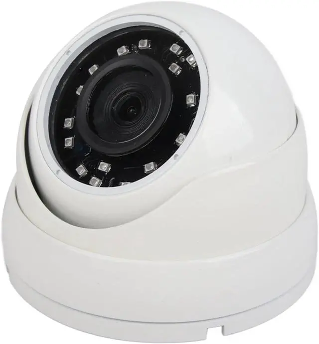 Alt view image 4 of 7 - 1080P AHD Dome IR Camera with 24LEDs Night Vision, Security Camera for Vehicles, Cars, Buses, Trucks and Cabins, PAL System, 120° Wide Angle, 360° Adjustable (White)