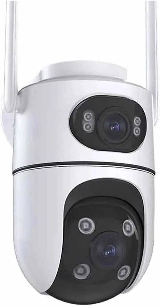 Main image of 4K HD 2K Dual Lens PTZ IP Camera Outdoor Auto Tracking Security Camera with Night Vision & Waterproof Design(US Plug,4MP add 64G)