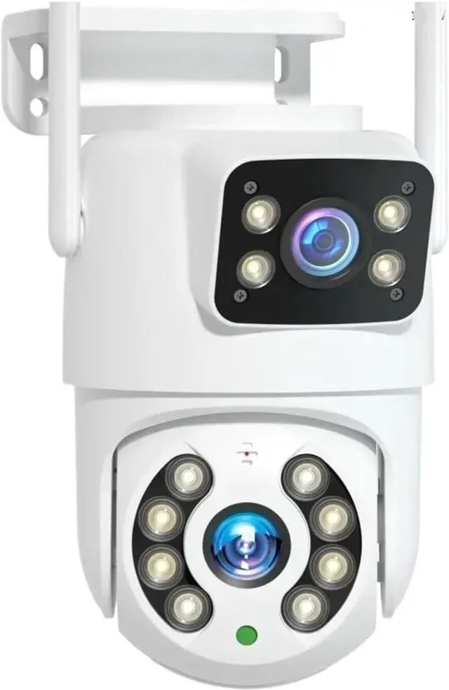 Main image of 8MP 4K PTZ IP Camera Dual Lens 5X Zoom Night Vision Auto Tracking WiFi Surveillance Camera Security Protection(4MP with 128G Card)
