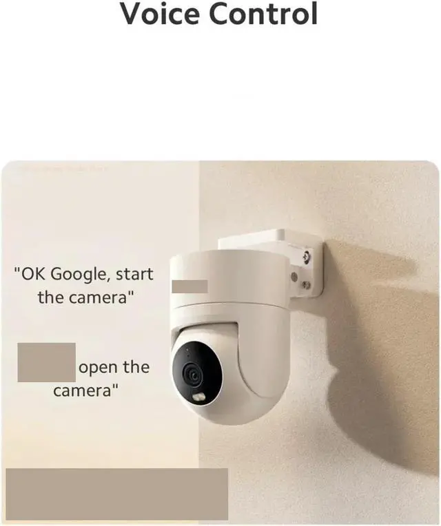 Alt view image 4 of 6 - Outdoor Camera CW300 2.5K Full Color Night Vision 4 Million Pixels IP66 Human Tracking Warning Chinese Version(EU Plug,Camera Add 32 GB)