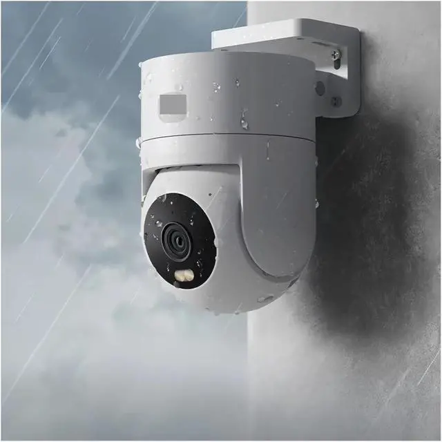 Alt view image 6 of 6 - Outdoor Camera CW300 2.5K Full Color Night Vision 4 Million Pixels IP66 Human Tracking Warning Chinese Version(EU Plug,Camera Add 32 GB)