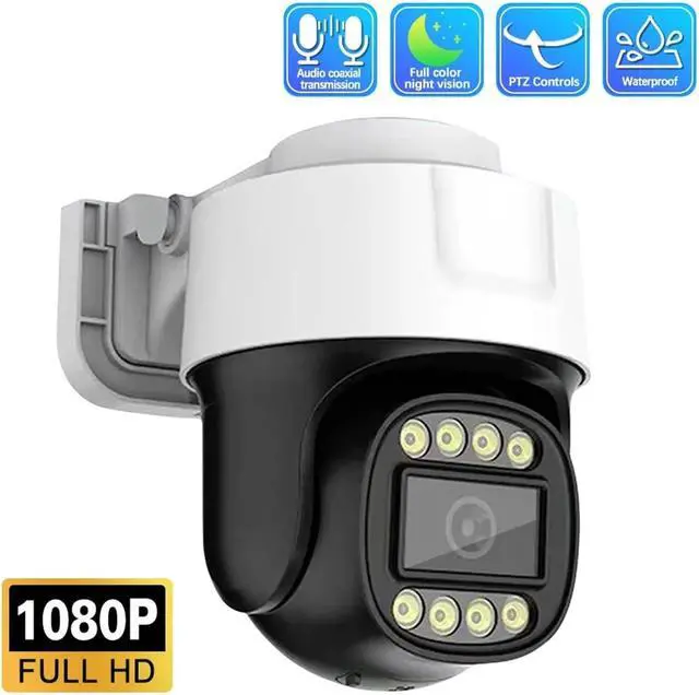 Alt view image 2 of 7 - CCTV 2MP AHD PTZ Camera Full Color Night Vision UTC Coaxial BNC Coax PTZ Control TVI CVI 4in1 Analog Security Cam