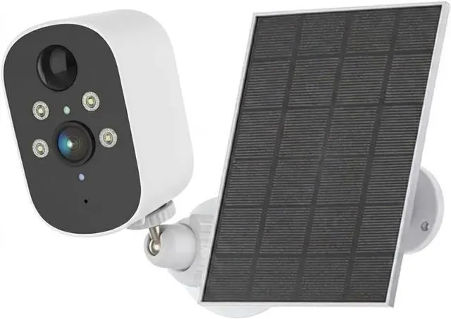 Alt view image 2 of 7 - 2K Solar Powered Outdoor Security Camera, 2.4G WiFi IP CCTV Camera with AI Human Detection, Waterproof & Night Vision Rechargeable Battery Surveillance Cam(100-240V AU Plug)