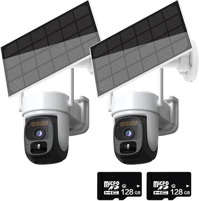 Alt view image 2 of 6 - Solar WiFi PTZ Security Camera - 5MP HD Night Vision