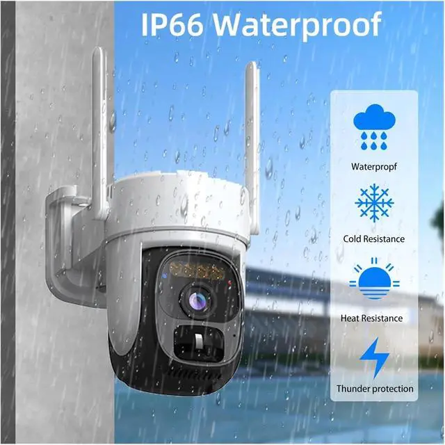 Alt view image 5 of 6 - Solar WiFi PTZ Security Camera - 5MP HD Night Vision