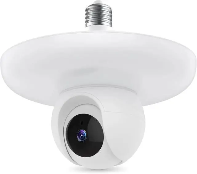 Alt view image 2 of 6 - 2IN1 2K WiFi Bulb Security Cam Built-in Spotlight Smart Lamp Home Wireless Surveillance(Cam No SD Card)