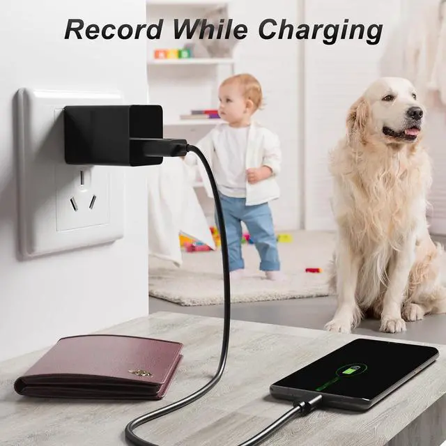 Alt view image 2 of 7 - SRVR Charger Camera Hidden Camera, Spy Camera Hidden with Video Record