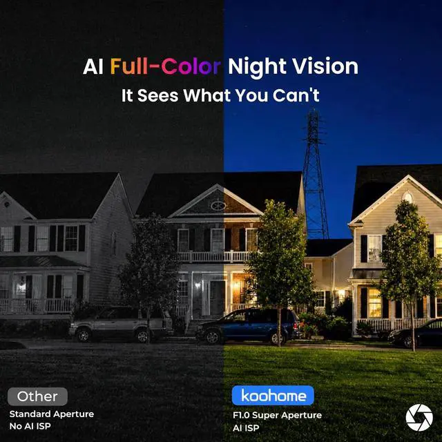 Alt view image 3 of 7 - 5MP 3K Window Security Camera for Home, No Subscription