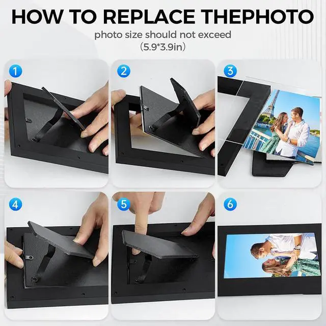 Alt view image 7 of 7 - Hidden Spy Security Camera Picture Frame, Mini Wireless NannyCam