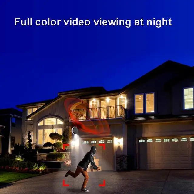 Alt view image 3 of 6 - Starlight Window Camera, 2K Resolution, Full-Color Night Vision, Wi-Fi Indoor Security Camera, Wide Angle View, AI Detection