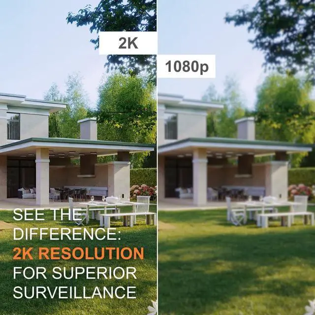 Alt view image 4 of 6 - Starlight Window Camera, 2K Resolution, Full-Color Night Vision, Wi-Fi Indoor Security Camera, Wide Angle View, AI Detection