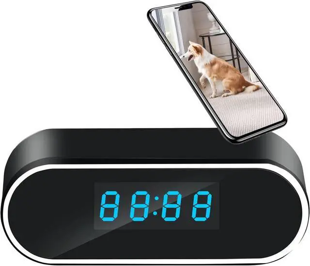 Main image of Clock Camera Wireless Hidden Cam - 1080P HD Nanny Cam with Night Vision, Motion Detection for Home, Business Office, Baby & Pet Monitor