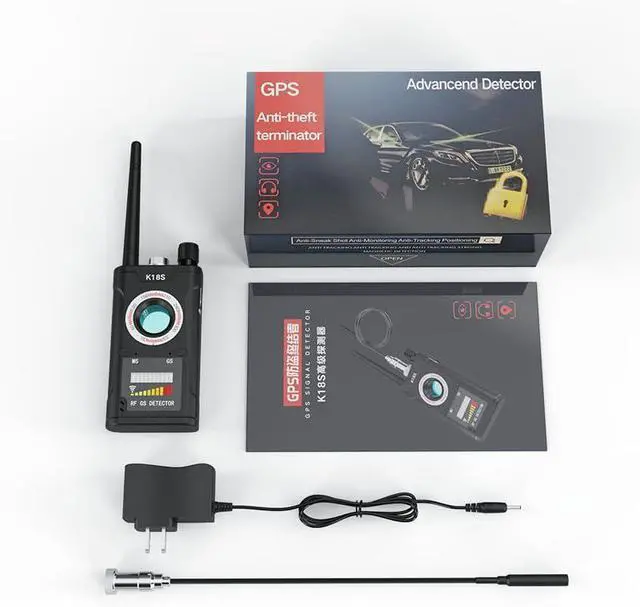 Alt view image 2 of 6 - SALAN K18S Hidden Camera Detector, Spy Camera Finder,Bug Detectors,with GPS Tracker Detection and rf Signal Scanning, Privacy Protection Tool for Travel, Hotel, Home and Office Security (Black)